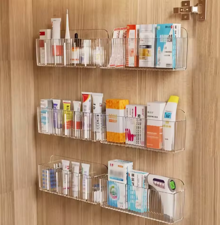Estante de pared adhesivo para baño