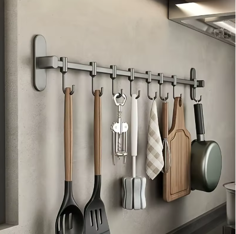 Estante de almacenaje de utensilios de cocina
